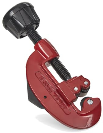 3mm - 30mm Adjustable Tube Cutters Suitable for Copper Brass Aluminium Plumbing Pipe Cutter with Deburring Blade
