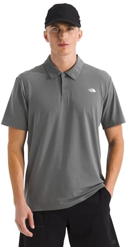 THE NORTH FACE - Camisa Polo de Aventura para Hombre - Tela de Rendimiento FlashDry-XD de Secado Rápido y Materiales Reciclados - Smoked Pearl, L