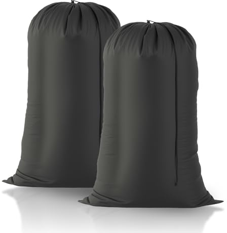 OTraki 2 Piezas Bolsa Ropa Sucia XXL 70x115cm con Cuerda