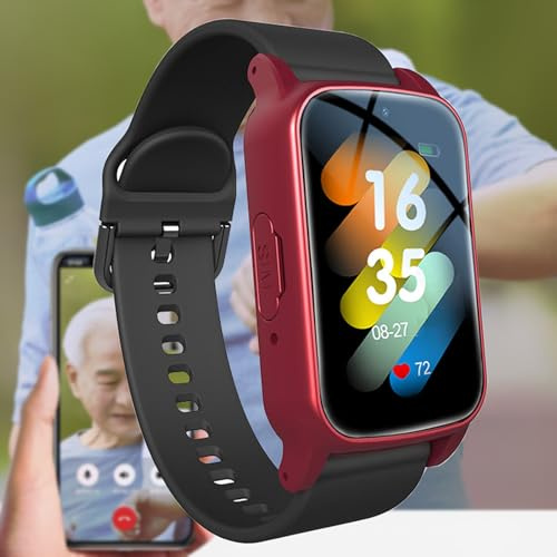 Reloj inteligente de detección de caídas, rastreador GPS 4G con alarma SOS para personas mayores, detector de alerta de caídas y posicionamiento GPS para el cuidado de ancianos