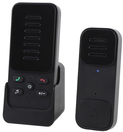 Annadue Interphone Vocal à 2 Voies, Sonnette sans Fil Intercomunicador à Très Longue Portée de 2,4 G WiFi 300 M, sécurité à Domicile, Installation Facile, Système D'interphone Intérieur