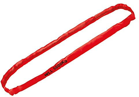 Rundschlinge, WLL 5000 kg, rot, Länge 4 m, Umfang 8 m