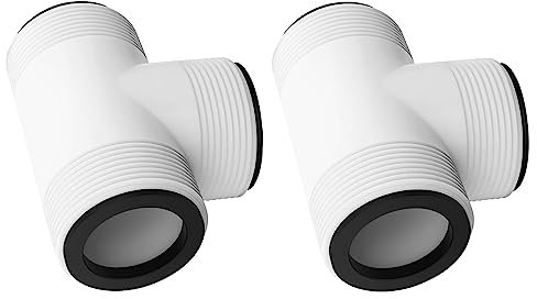 Schlauchverbinder 38mm Poolschlauch 38mm Verbinder Poolschlauch Adapter für Intex Schlauchadapter Poolschlauch T-Splitter Verbinder für Intex Pool Pumpen Schläuche Pool Schlauchverbinder Verlängerung