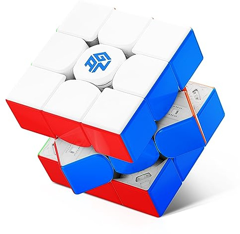 GAN 14 Zauberwürfel Magnetisch 3x3 Speed Cube, Original Zauberwürfel Magnetic Profi SpeedCube 56mm UV Coated für Kinder Erwachsene