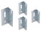 GENUEN® 4 x Universal Radiator Wall Brackets Enough for one Radiator