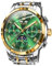 OLEVS Grüne Automatische Herrenuhren Gold Selbstaufziehende Mechanische Geschäfts Luxus Kleid Edelstahl Mondphase wasserdichte Leuchtende Kalender Armbanduhren für Männer