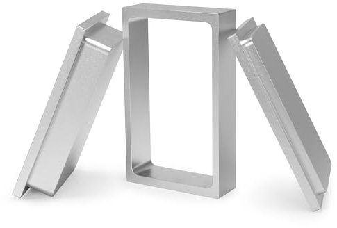 YEICXOH Pre Press Mold Pre-Press-Form für lösungsmittelfreie DIY-Extraktions- und Pre-Press-Form & Pressform (3x5 Silver)