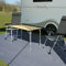 your GEAR Toskana 250 x 400 cm - HDPE Vorzeltteppich, Zeltteppich, Teppich mit Tasche, stabile D-Ringe statt Ösen