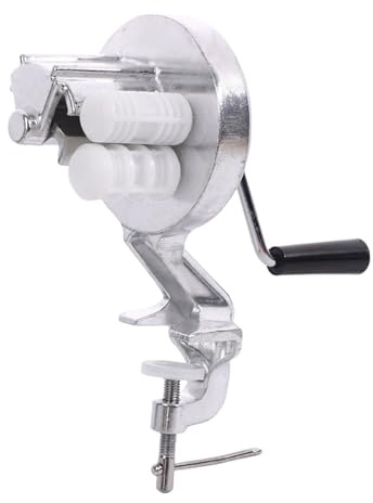 Fazvncv Máquina manual para hacer pastas con manivelas de mano con múltiples moldes, herramienta de prensa de fideos para pastas caseras