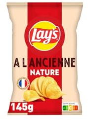 LAY'S Patatas fritas Receta tradicional: Natural - 22 paquetes de 145 g