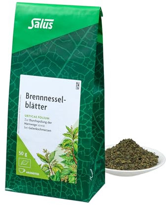 Salus - Brennnesselblätter Tee - 1x 50 g Beutel - lose - Arzneitee - Urticae folium - zur Durchspülung der Harnwege und bei Muskel- oder Gelenkschmerzen - bio