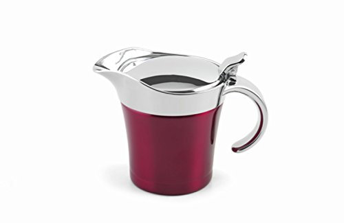 Weis Thermo Sauciere dunkelrot, Edelstahl, Rot, 20x11x12 cm