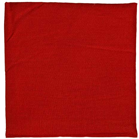 Cojín de semillas de uva, 24 x 24 cm, tela orgánica, color rojo