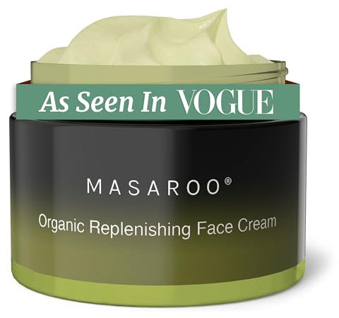 Organic Face Cream & Face Moisturiser: Natural Moisturiser Face Women & Men - Face Cream Women for Day & Night - Anti Aging Cream with Vitamin C, E & Natural Collagen, 50g