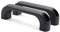 Enkotrade 2 Stück Bügelgriff mit Durchgangslöchern, Breite: 140 mm, Kunststoff Griff Handgriff D-Form Zuggriff Möbelgriff Türgriff