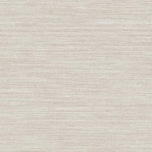 Tempaper Textured Beige Horizontal Faux Grasscloth Removable Peel and Stick Wallpaper, 20.5 in X 16.5 ft, Made in The USA