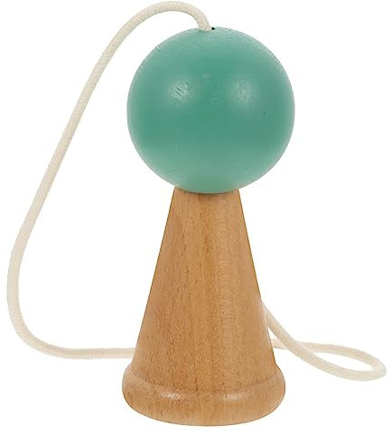 GARVALON Kendama Spielzeug Aus Holz Für Fördert Hand-Auge-koordination Und Geschicklichkeit Und Tragbares Geschicklichkeitsspiel Für Drinnen Und Draußen Pädagogisches Spielzeug Für