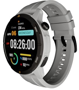 AGM Legion Rugged GPS Smartwatch, 5ATM Waterproof, Shockproof & Drop-proof, 100+ Sports Modes, Bluetooth Calling, Compass, Barometer & Altimeter, 1.43 AMOLED Display, 24/7 Heart Rate & Sleep Tracking