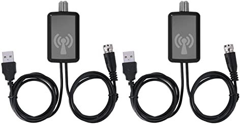 Boerunid 2X HDTV Aerial Amplifier Signal Booster TV HDTV Antenna with USB Power Supply Kits