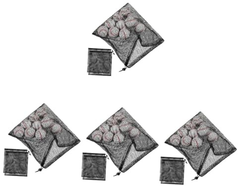 VICASKY 12 Pièces en Maille à Cordon Salle De Sport De Tennis Plage en Filet pour Pompe De Bassin Sacs en Filet Sacs De Lavage Pochettes Polyester Noir