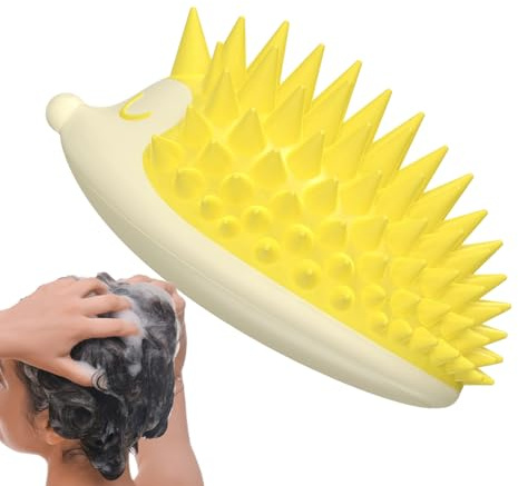 Cepillo de champú, masajeador de cuero cabelludo, limpiador de cabezal de ducha, exfoliante para el cuero cabelludo, peine de masaje de limpieza, cepillo para el crecimiento del cabello, facilita la