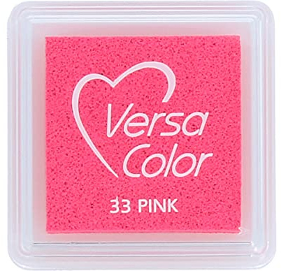 Tsukineko Small-Size VersaColor Ultimate Pigment Inkpad, Pink