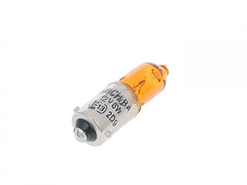 Bulb 12V 6W H6W BAX9s orange