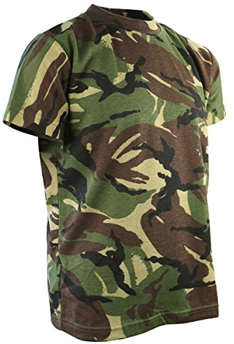 Kombat UK Kids Camo T-Shirt - Dpm Camo, 9-11 Years