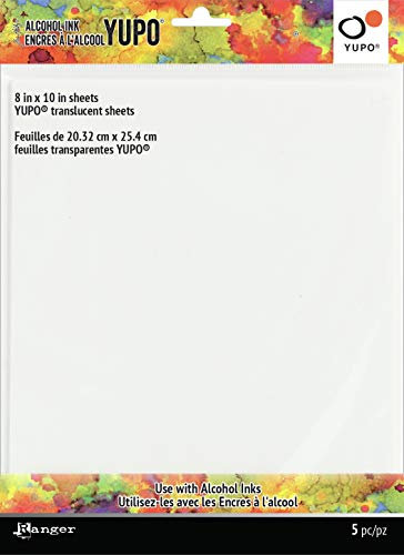 Ranger Alcohol Ink-Yupo Cardstock, Translucent, 18 ml