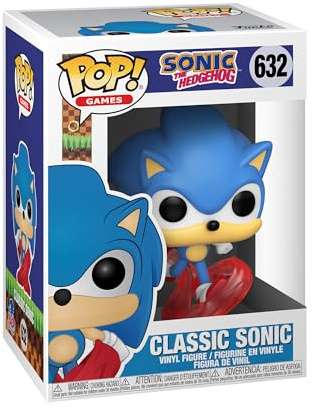 Funko Pop! Games 30th-Running Sonic The Hedgehog - Figurine en Vinyle à Collectionner - Idée de Cadeau - Produits Officiels - Jouets pour Les Enfants et Adultes - Video Games Fans