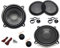 sound-way - Altavoces 2 vias separada para automóvil de13 cm 100 Watts con adaptadores Compatible Avec Peugeot Citroen Renault