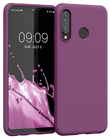 kwmobile Handyhülle für Huawei P30 Lite Hülle - TPU Case - Kabelloses Laden - Schutzhülle Cover in Magenta Lila