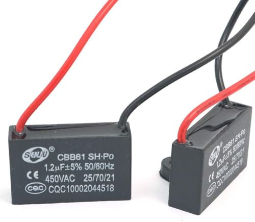 Fasizi 2st CBB61 1.2uF 450V AC 50/60Hz Luftkonditioneringsfläkt Motor Körkondensator