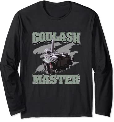 Goulash Cannon Goulash Master Funny Hungary Dish Long Sleeve T-Shirt