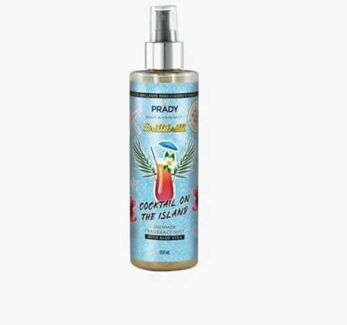 Prady - Body Splash de Cuerpo y Cabello Cocktail on the Island - Unisex - 250ml - Brillo y Aroma Tropical