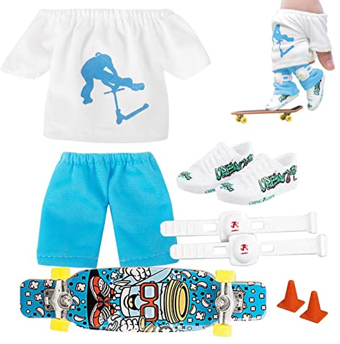 higyee Giocattoli per Scooter da Dito | Finger Scooter Fingerboard Skateboard Movimento della Punta delle Dita, Finger Skateboard Toy Deck Finger Board per Boy Child Kids