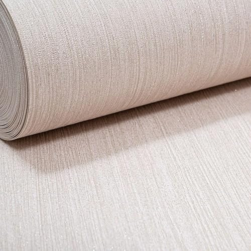 SOPHIE LAURENCE Cream & Gold Glitter Vinyl Wallpaper – Premium Textured Paste-The-Paper Wall Covering, Washable & Durable – 0.53 m × 10.05 m Roll – Luxury Modern Home Déco