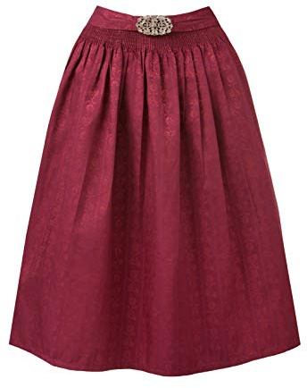 Stockerpoint Sc-300 - Grembiule Dirndl da donna, bordeaux, 52-56