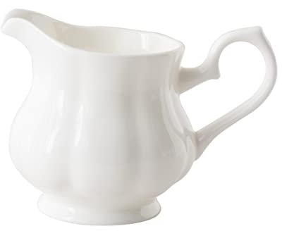 Cabilock Jarra De Leche De Cerámica 230 Ml, Taza De Café y Leche, Resistente y Fácil De Limpiar, Adecuado Para Café y Espumar, Diseño Europeo Clásico, Uso Doméstico, Paquete Individual