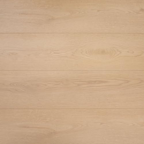 Laminate Flooring Durable 8mm Thick Planks – Modern Wood Effects, Easy Click Fit, Water-Resistant Laminate – Ideal for Living Room, Bedroom & Hallway Floors - 1.92m² Coverage Per Pack (Natural Oak)