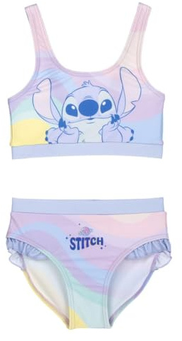 Bikini Stitch Niña Dos Piezas | Traje de Baño Infantil Stitch Cómodo y Resistente para Playa y Piscina