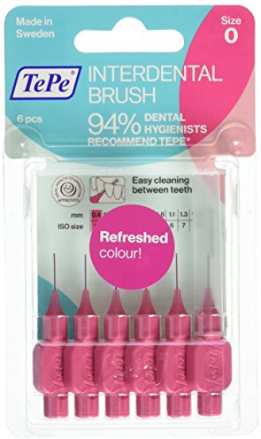TePe Interdentalbürste, Pink, 0,4 mm, 6 Stück