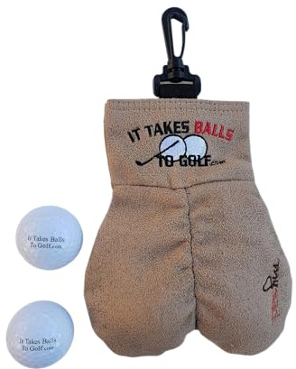 MY SACK Premium Golf Ball Storage Bag | Durable Funny Golf Accessory Organizer for Tees & Gloves | Funny for Men | Holds 6 Balls