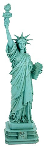 Estatua de la Libertad Statue of Liberty 32 cm Verde New York Figura Escultura Decorativa