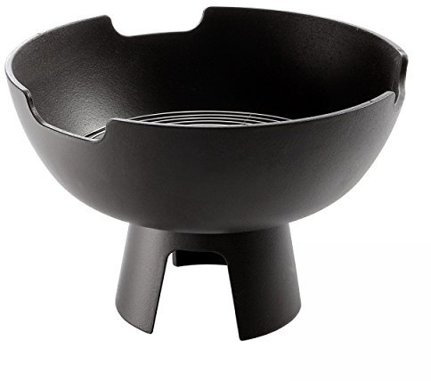 Morsø¸ Ignis Fireplace â € “small fire bowl made of solid cast iron for garden, terrace, camping and outdoor area, in clean design, black