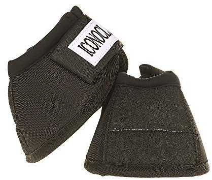 Iconoclast Horse Bell Boots Medium Black