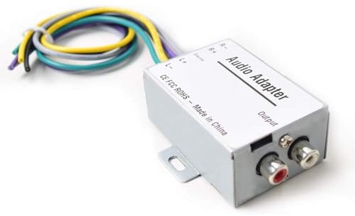 Autoradio Audio Speaksignal Hi-Low Konverter für Auto Amp Subwoofer Verstärker CD Player High to Low Adapter