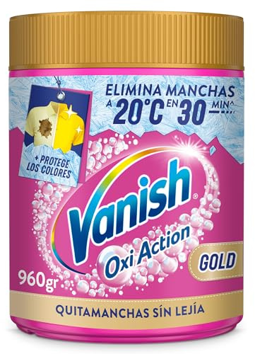 Vanish Gold Quitamanchas - Nuestra Mejor Fórmula en Polvo, sin Lejía, 960gr
