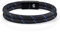 Segeltau Armband Geflochten Nautisch mit Magnetverschluss Seil Armbänder Maritim Surferarmband Galeara Noa (Noa Schwarz - Blau, 195)