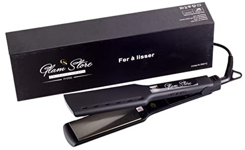 Piastra lisciante professionale nano titanio di alta qualità (grande)